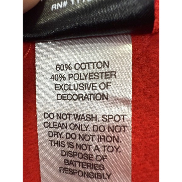 Fifth Sun Christmas Sweatshirt Large Dogs Cats Wreath Ugly Xmas Pullover - Picture 4 of 7